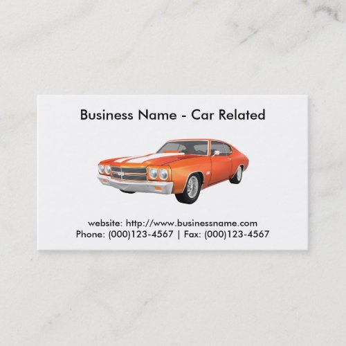 Business Card: Cars / Automotive