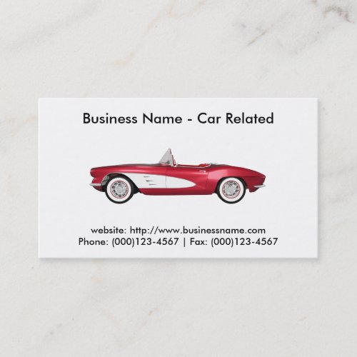 Business Card Cars  Automotive Business Card