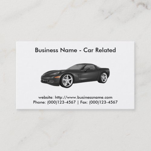 Business Card: Cars / Automotive