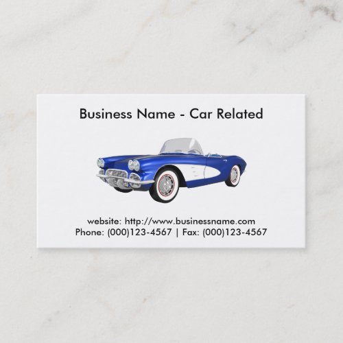 Business Card: Cars / Automotive
