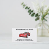 Business Card: Cars / Automotive Business Card (Standing Front)