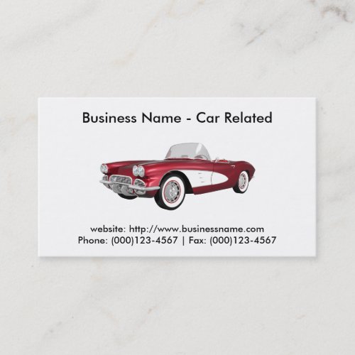 Business Card: Cars / Automotive