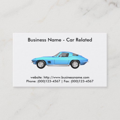Customizable Business Card: Cars / Automotive