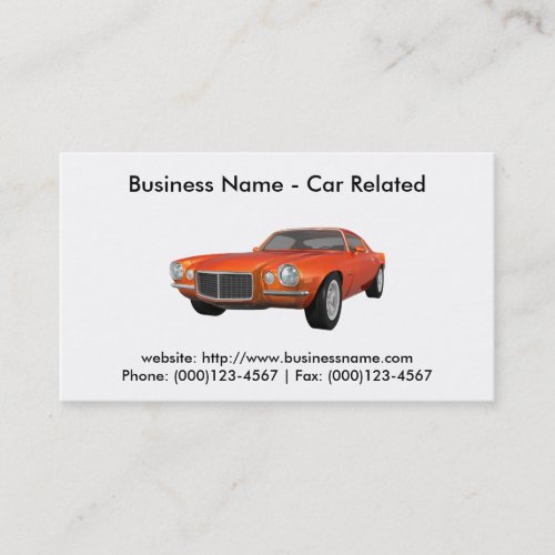 Business Card: Cars / Automotive