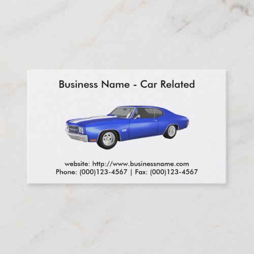 Business Card: Cars / Automotive