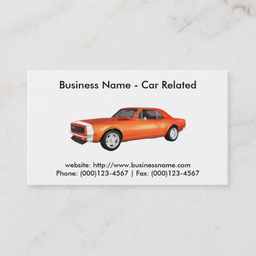 Business Card: Cars / Automotive