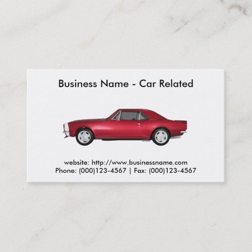 Business Card: Cars / Automotive