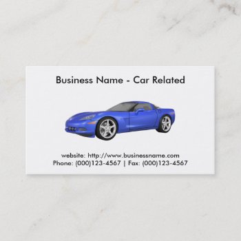Business Card: Cars / Automotive Business Card by spiritswitchboard at Zazzle