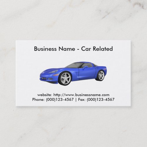 Business Card Cars  Automotive Business Card