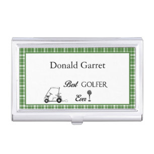 Business Card Case   Best Golfer