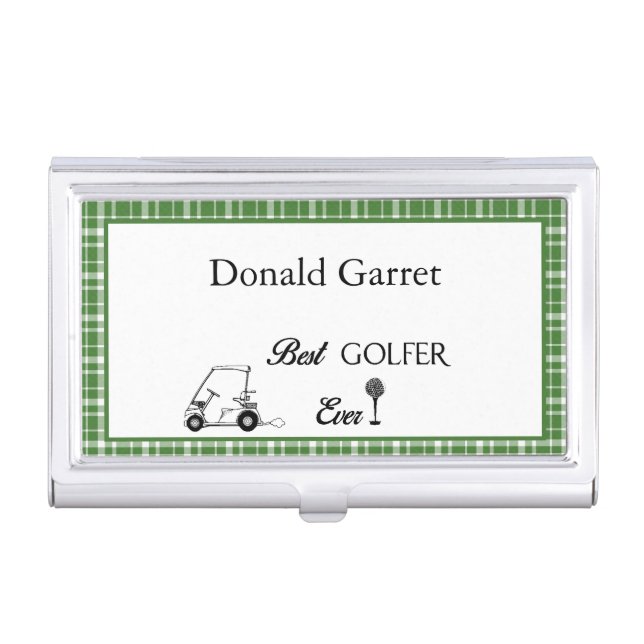 Business Card Case | Best Golfer (Front)