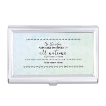 Business card case for missionary religious