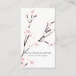 Business Card - Cherry Blossoms