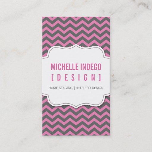 Customizable BUSINESS CARD :: chevron3 11P