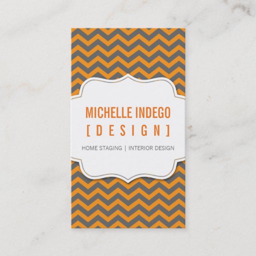Customizable BUSINESS CARD :: chevron3 14P