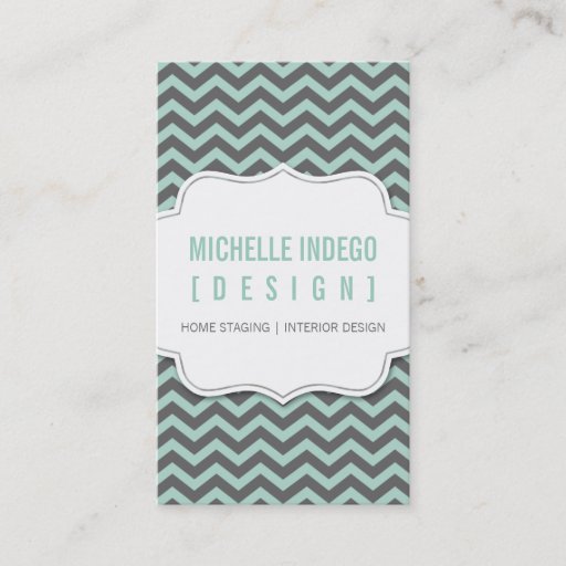 Customizable BUSINESS CARD :: chevron3 2P