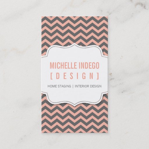 Customizable BUSINESS CARD :: chevron3 3P