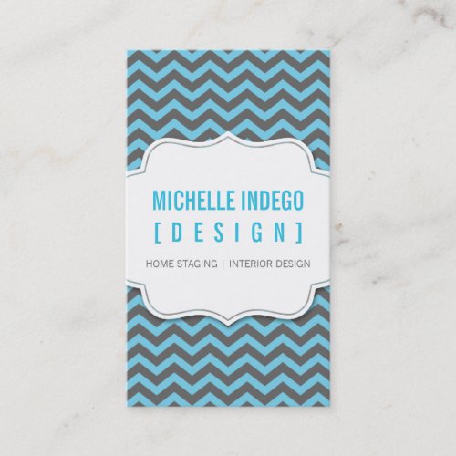 BUSINESS CARD :: chevron3 6P
