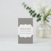 BUSINESS CARD :: chevron3 9P (Standing Front)