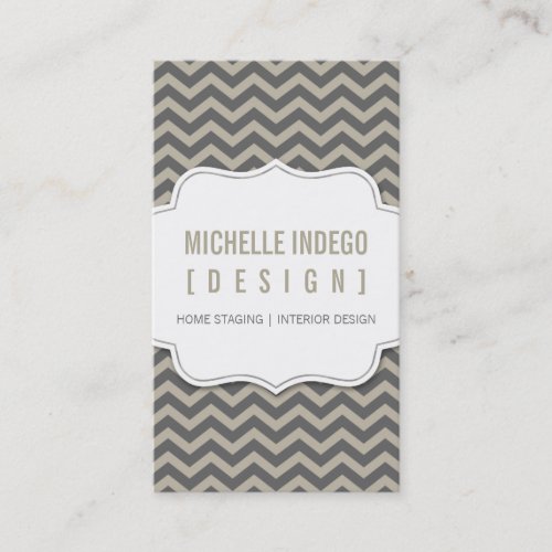BUSINESS CARD :: chevron3 9P