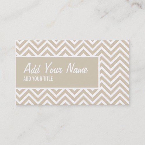 Business Card | Chevron |greygrey