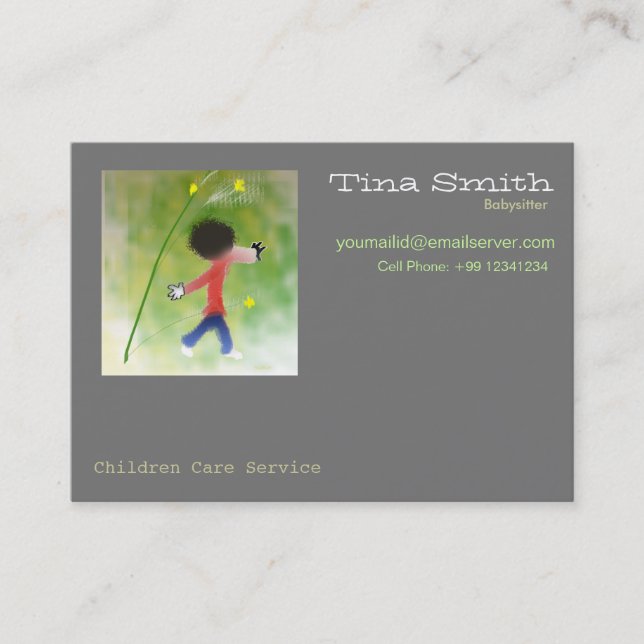 Business Card - Child Care (Front)