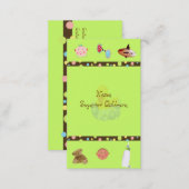 Business Card, childcare, nanny services Business Card (Front/Back)