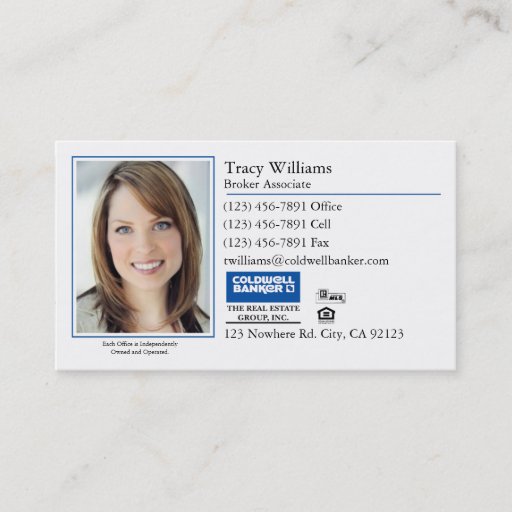 Customizable Business Card: Classic Photo
