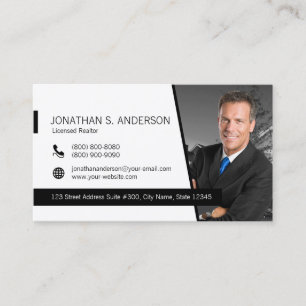Business Card Coldwell Banker White-Black
