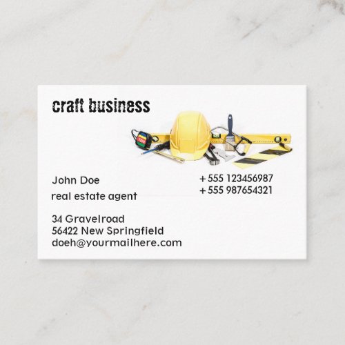 Business card Construction and Craft 6