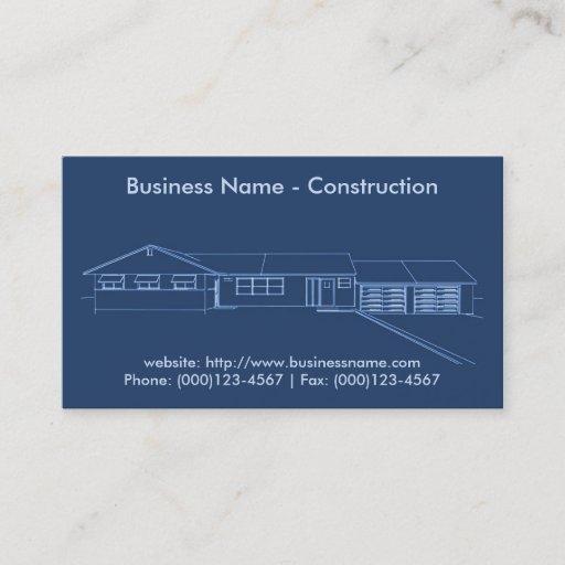 Customizable Business Card: Construction