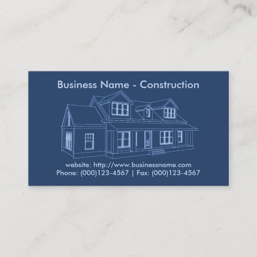 Business Card: Construction