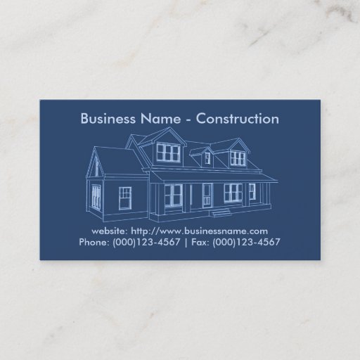 Customizable Business Card: Construction