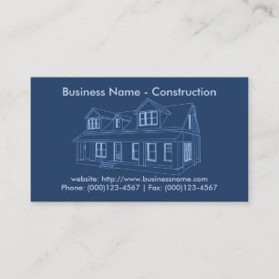 Business Card: Construction Business Card