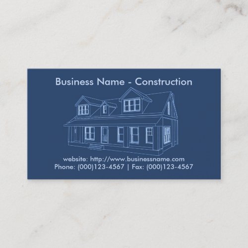 Business Card: Construction