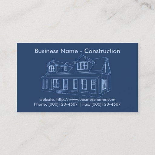 Customizable Business Card: Construction