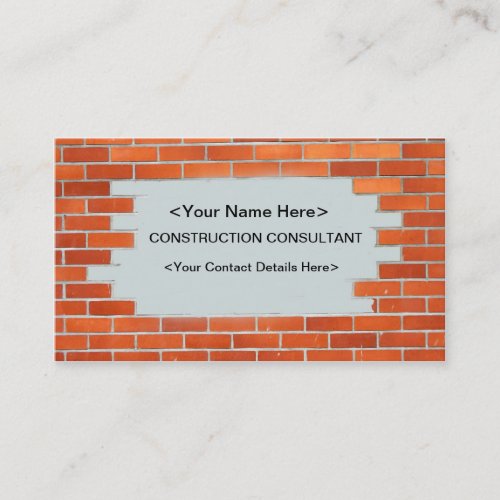 Business Card _ Construction Consultant