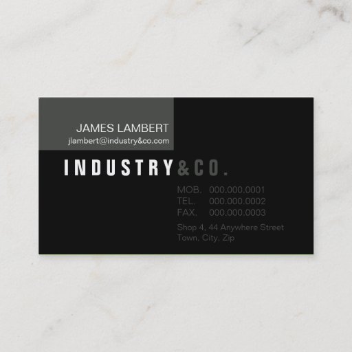 Customizable BUSINESS CARD :: corporately modern 18