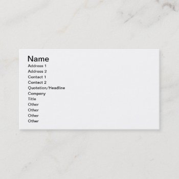 Business Card - Create It Yourself! by PawsitiveDesigns at Zazzle