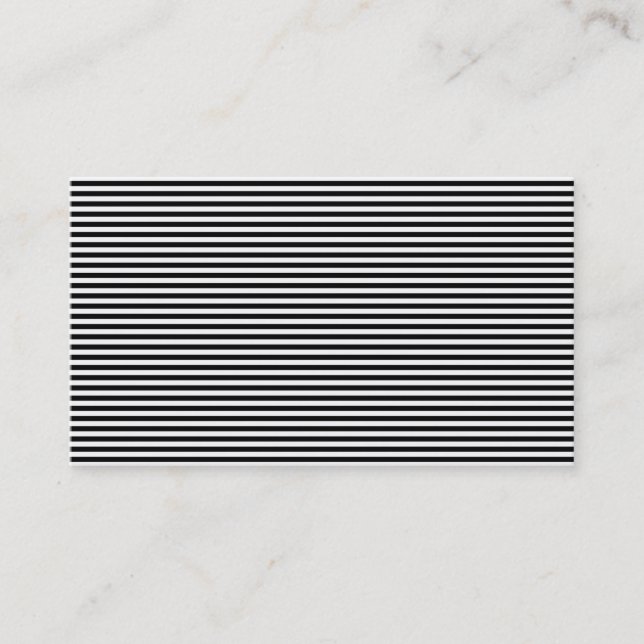 Business Card/Create Your Own Black and White Business Card (Front)