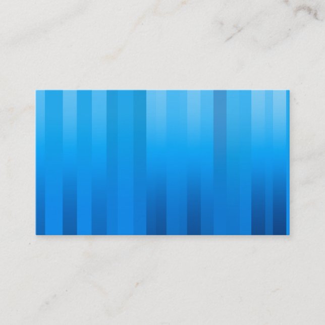 Business Card/Create Your Own Blue Stripes Business Card (Front)