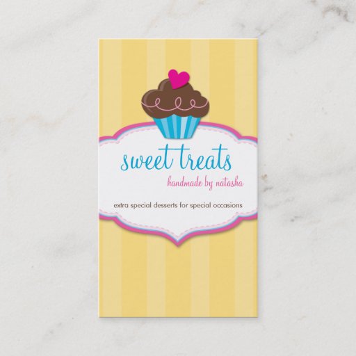 Customizable BUSINESS CARD :: cupcakes 5P
