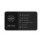 Business Card | Custom Icons Logo Modern Black