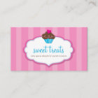 BUSINESS CARD cute bold cupcake pink