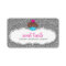 BUSINESS CARD cute cupcake pink silver glitter