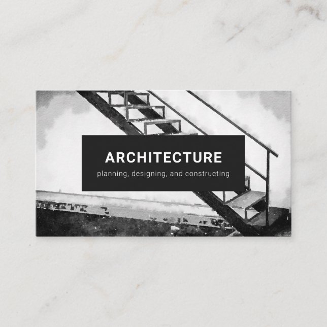 Business Card: Dark Architect Card (Front)