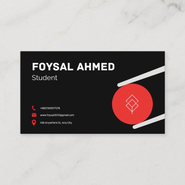 Business card design  (Front)