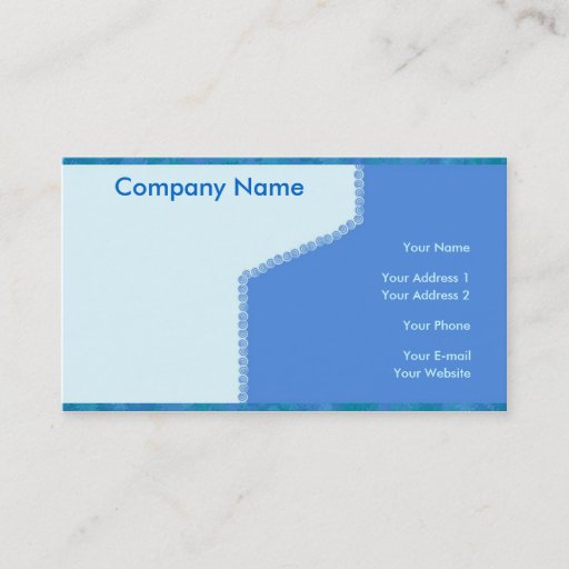 Customizable Business card design