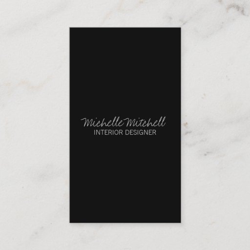 Customizable Business Card | Designer's Style |blk