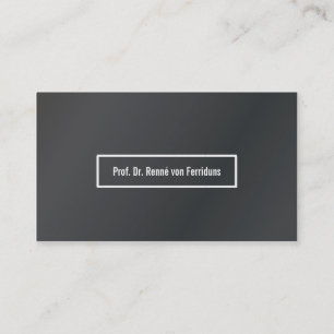 Business card discreet aluminum